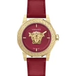 Versace Medusa Deco Leather Watch