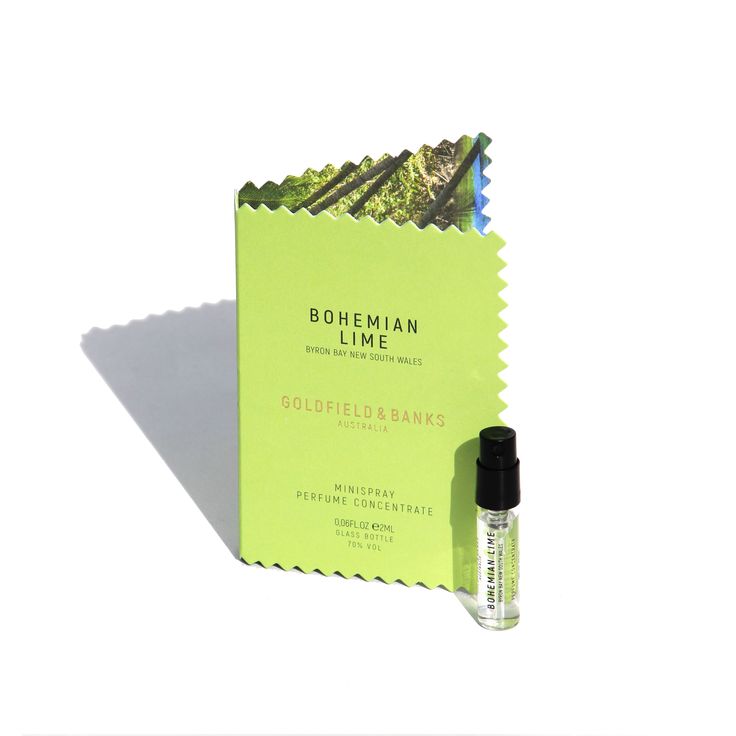 Bohemian Lime 2ml Sample - Refreshing Fragrance for Unique Style GOLDFIELD BOHEMIAN LIME 2ML - Image 1